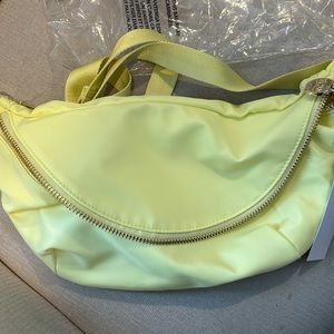 NWT Stoney Clover Lane Large Family Fanny Pack - Banana